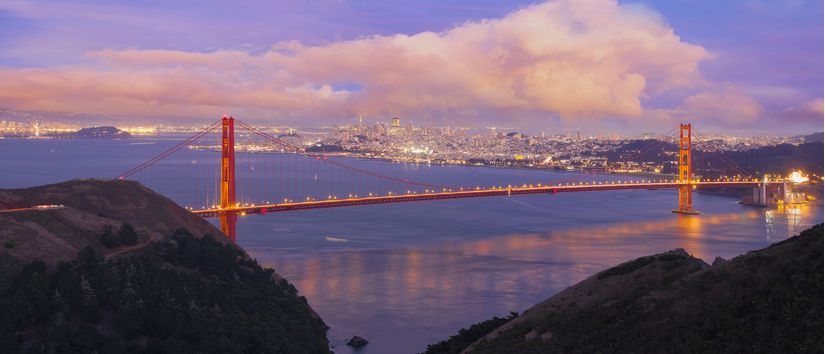 San-Francisco-Purple-Sky-Over-Golden-Gate-Bridge