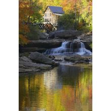 Glade Creek Grist Mill Wall Mural