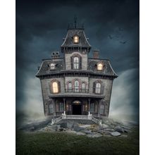 Haunted House Wall Mural
