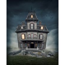 Haunted House Wall Mural