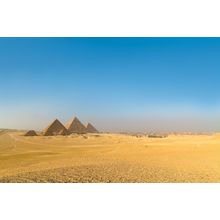 The Pyramids Of Giza On A Bright Sunny Day Wall Mural