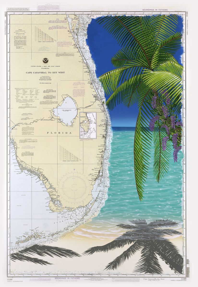 Beauty-on-the-Florida-Beach-Mural-Wallpaper