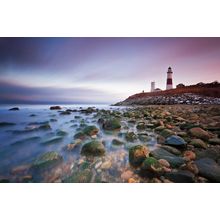 Montauk Point Sunset Wall Mural