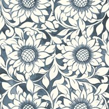Sunflower Trellis Pattern Wallpaper