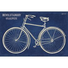 Blueprint Bicycle Wall Mural