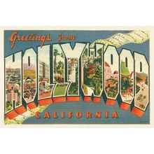 Greetings From Hollywood Wall Mural