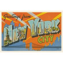 Greetings From New York City Wallpaper Mural