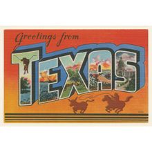 Greetings From Texas Wall Mural