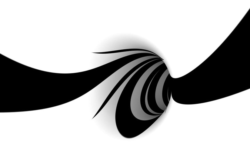 Black-And-White-3D-Spiral