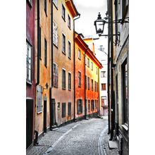 Streets of Stockholm, Old Town Wall Mural