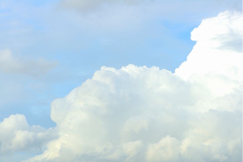 Big-Puffy-Cloud-Mural-Wallpaper