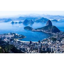 Rio De Janeiro, Brazil Beach Viewed From Corcovado Wall Mural