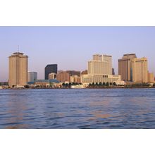 New Orleans Skyline, Seen From The Mississippi River Wall Mural