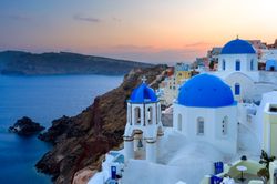 Dusk-Over-Santorini-Wall-Mural