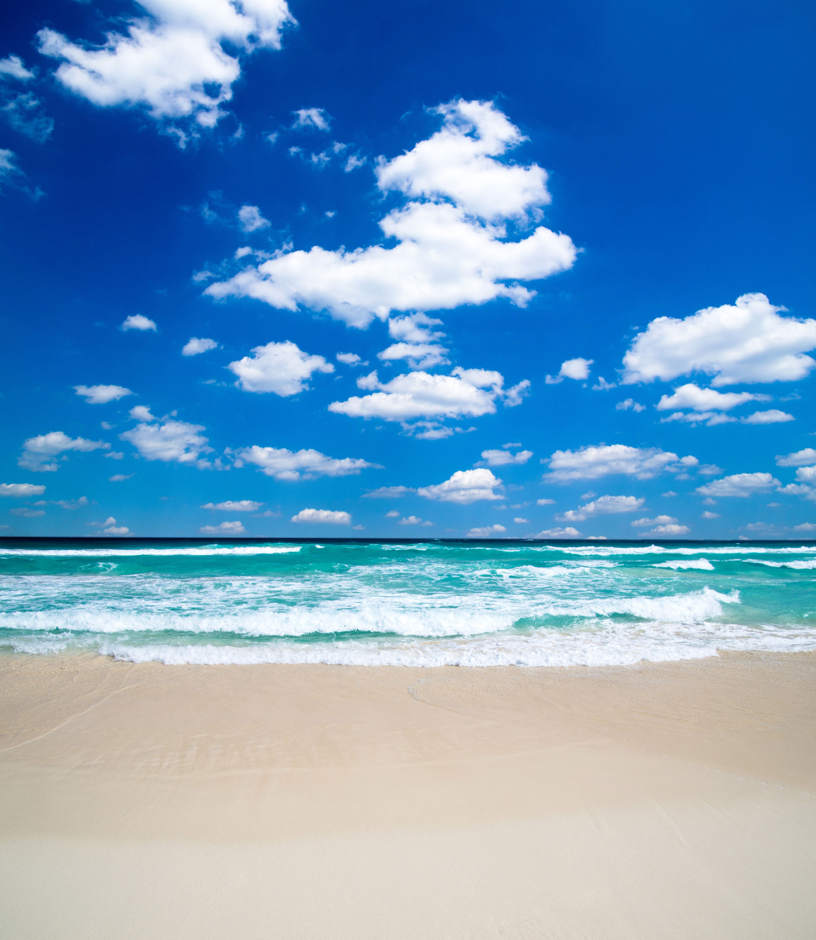 Beautiful Blue Beach Wall Mural - Murals Your Way Beautiful Blue Beach Wall Mural - Murals Your Way