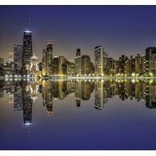Downtown Chicago Magnificent Mile Wall Mural