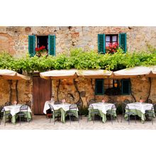 Outdoor Cafe Wall Mural