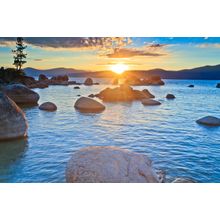 Sunset At Lake Tahoe Wall Mural