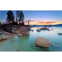 Lake Tahoe After Sunset Wall Mural