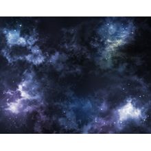 Space Cloud Burst Wall Mural