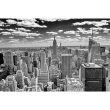 New York Skyline Over Manhattan Wall Mural
