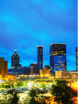 Downtown-Atlanta-Georgia-At-Night-Wallpaper-Mural