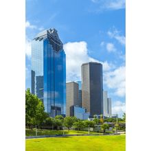 Houston Skyscrapers Wall Mural