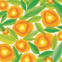 Summer Orange Flowers Wallpaper