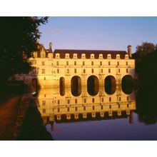 Chateau De Chenonceau Sunset Wall Mural