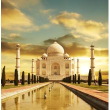 Taj Mahal Sunrise Wall Mural
