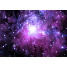 Ultra Violet Galaxy Wall Mural