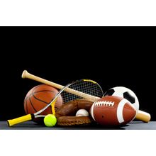 Sports Equipment Wall Mural