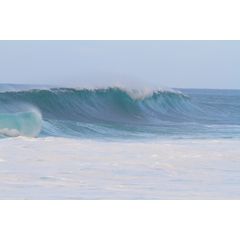 Misty Barrel Waves Wall Mural