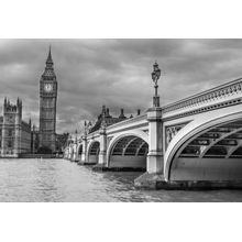 View Of Westminster Bridge And Big Ben Wall Mural