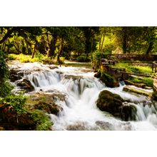 Waterfalls In The Forest Wallpaper Mural
