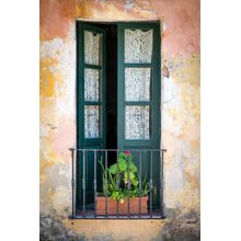 View Of Window Colonia Del Sacramento, Uruguay Wall Mural