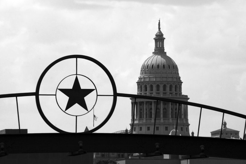 Texas State Capitol Building Mural - Murals Your Way