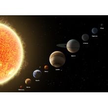 The Solar System Wall Mural