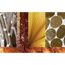 Stones & Bamboo 1 Wall Mural