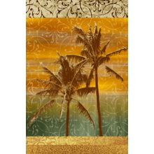 Sunset Palm 2 Wall Mural