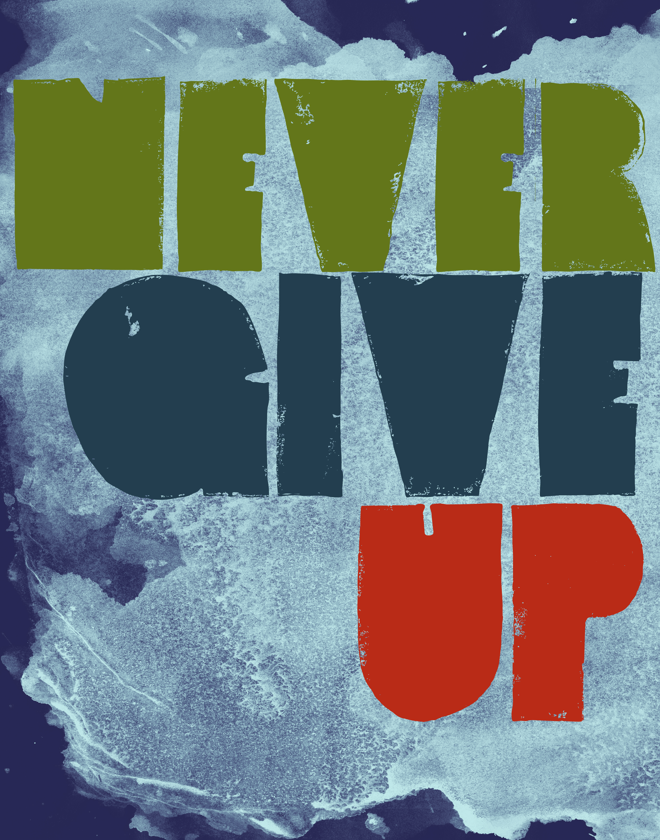 never give up wallpaper hd