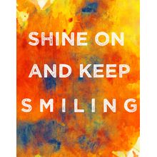 Shine On Smiling Wall Mural