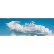 Blue Cloudy Sky Wall Mural