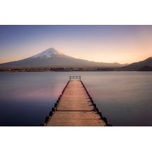 Mt Fuji From The Pier Wall Mural