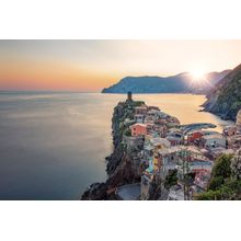 Cinque Terre Sunset Wallpaper Mural