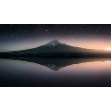 Mt Fuji Twilight Wall Mural