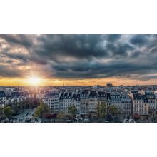 Paris Roofs Wall Mural