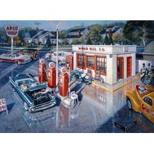 1st Wood Oil 1958 Wall Mural