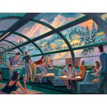 Dining Car l l Wall Mural
