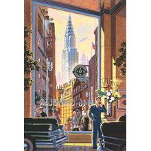 The Chrysler Wall Mural